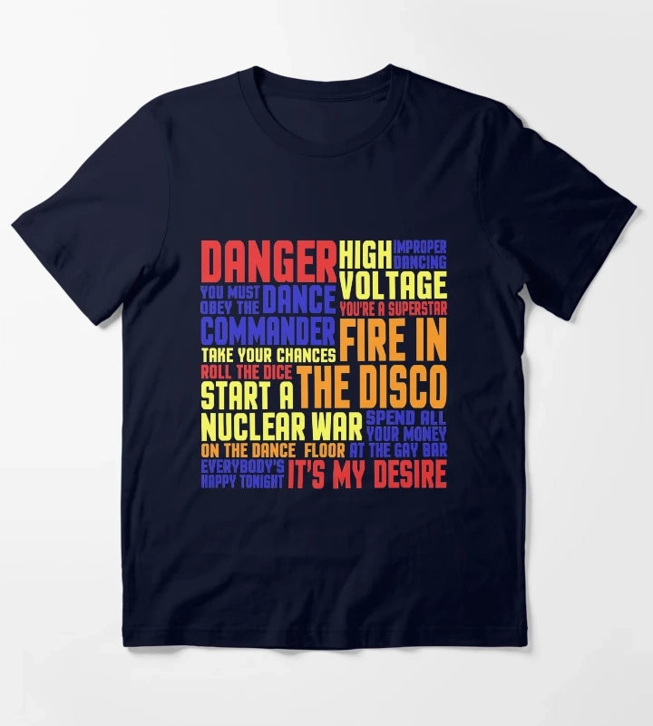 You Must Obey The Dance Commander T-Shirt Navy