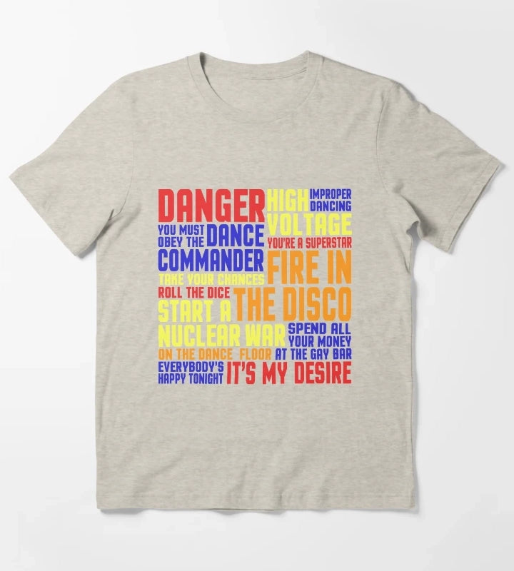 You Must Obey The Dance Commander T-Shirt Cream