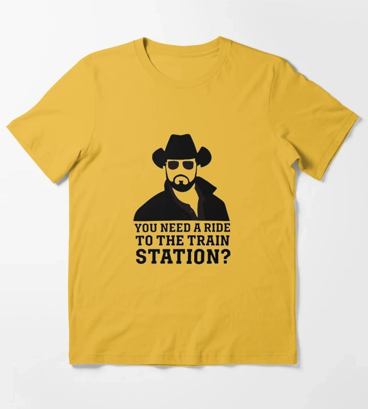 You Need a Ride to the Train Station 1 T-Shirt Yellow
