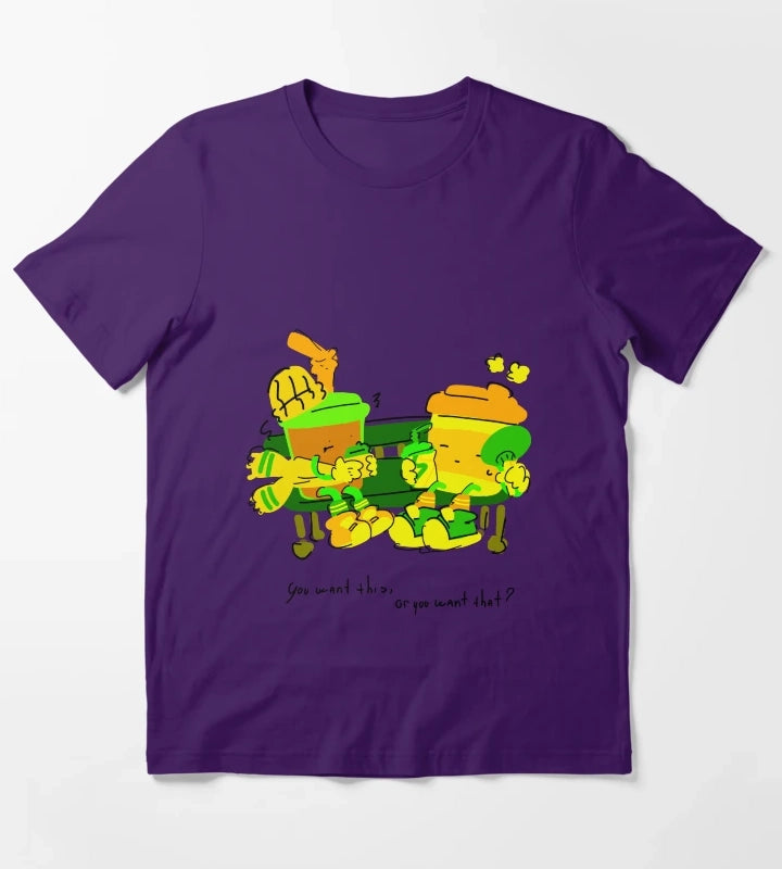 You Want This Or You Want That Coffee T-Shirt Purple