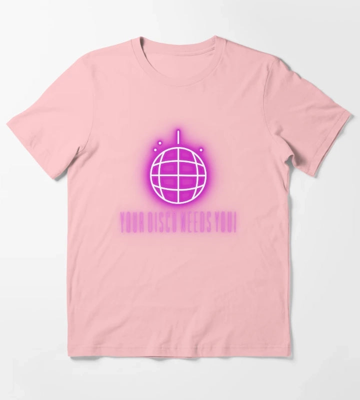 Your Disco Needs You PURPLE T-Shirt Dark Grey