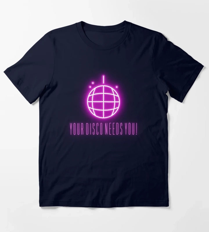 Your Disco Needs You PURPLE T-Shirt Navy