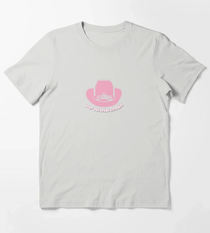 Your Favorite Cowgirl T-Shirt Light Grey