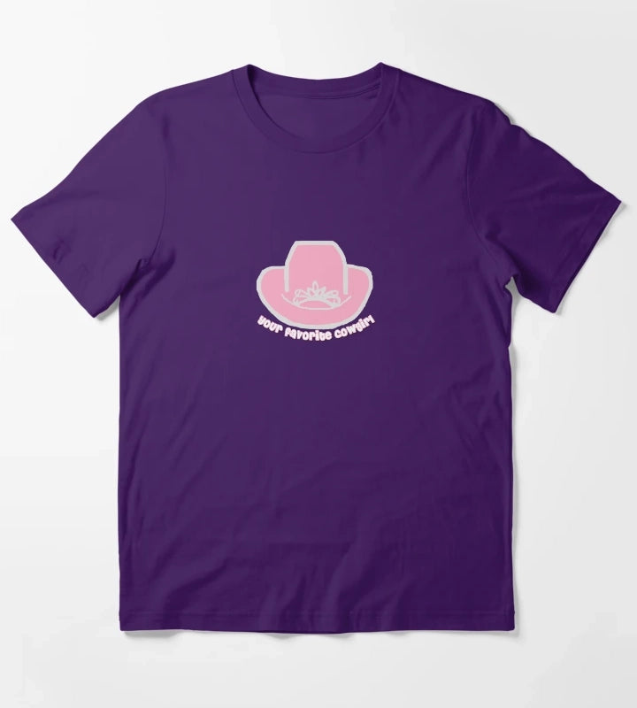 Your Favorite Cowgirl T-Shirt Purple