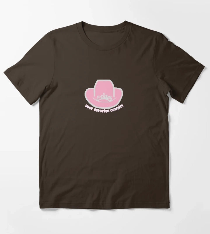 Your Favorite Cowgirl T-Shirt Brown