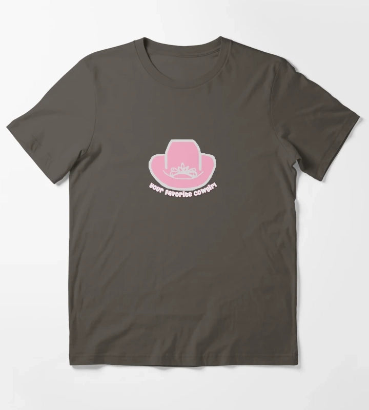 Your Favorite Cowgirl T-Shirt Dark Grey