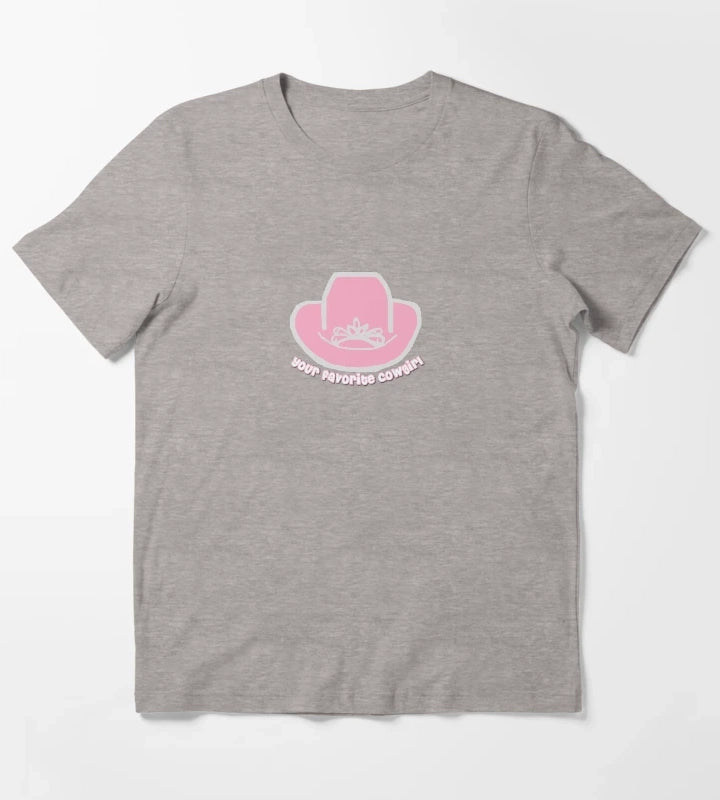 Your Favorite Cowgirl T-Shirt Heather Grey