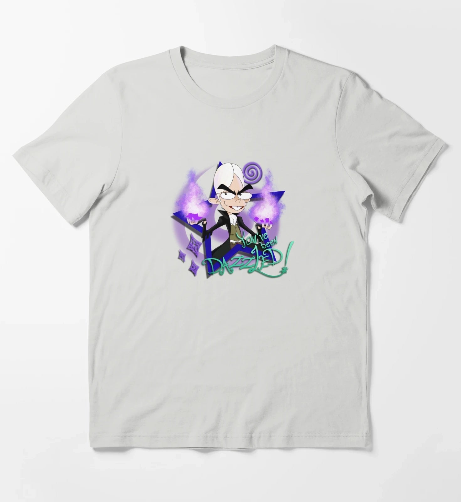 Youve Been Dazzled Sigmund the Sorcerer Fanboy and Chum Chum T-Shirt Light Grey
