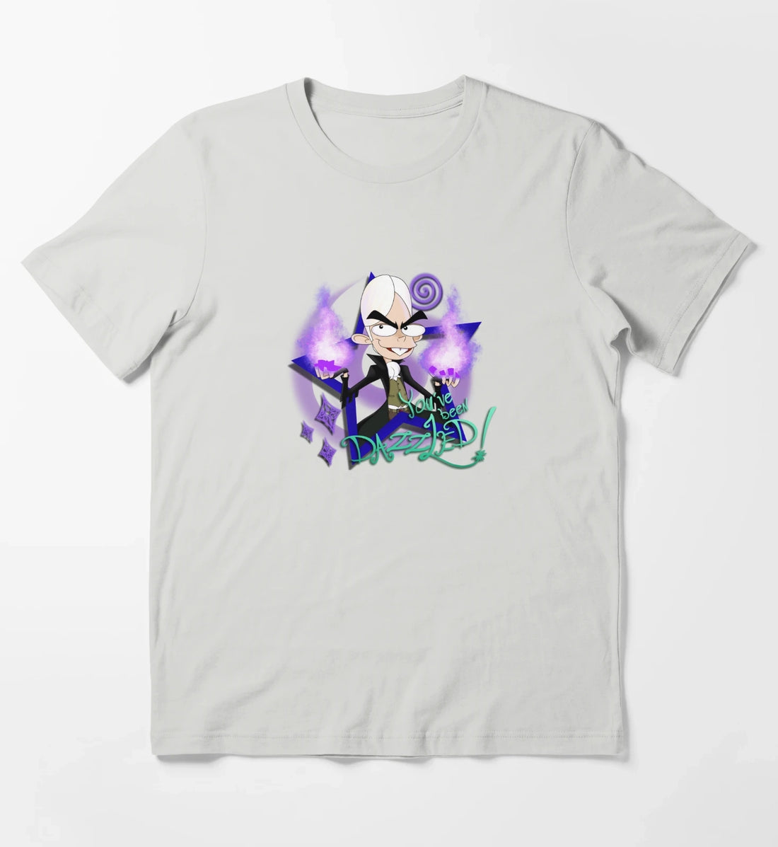 Youve Been Dazzled Sigmund the Sorcerer Fanboy and Chum Chum T-Shirt Light Grey