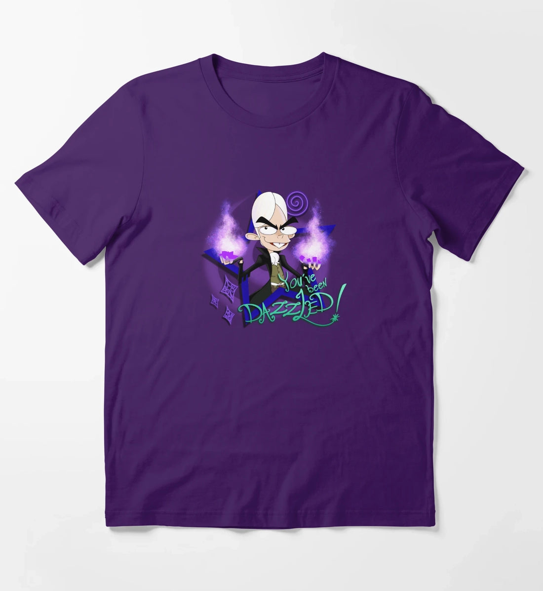Youve Been Dazzled Sigmund the Sorcerer Fanboy and Chum Chum T-Shirt Purple
