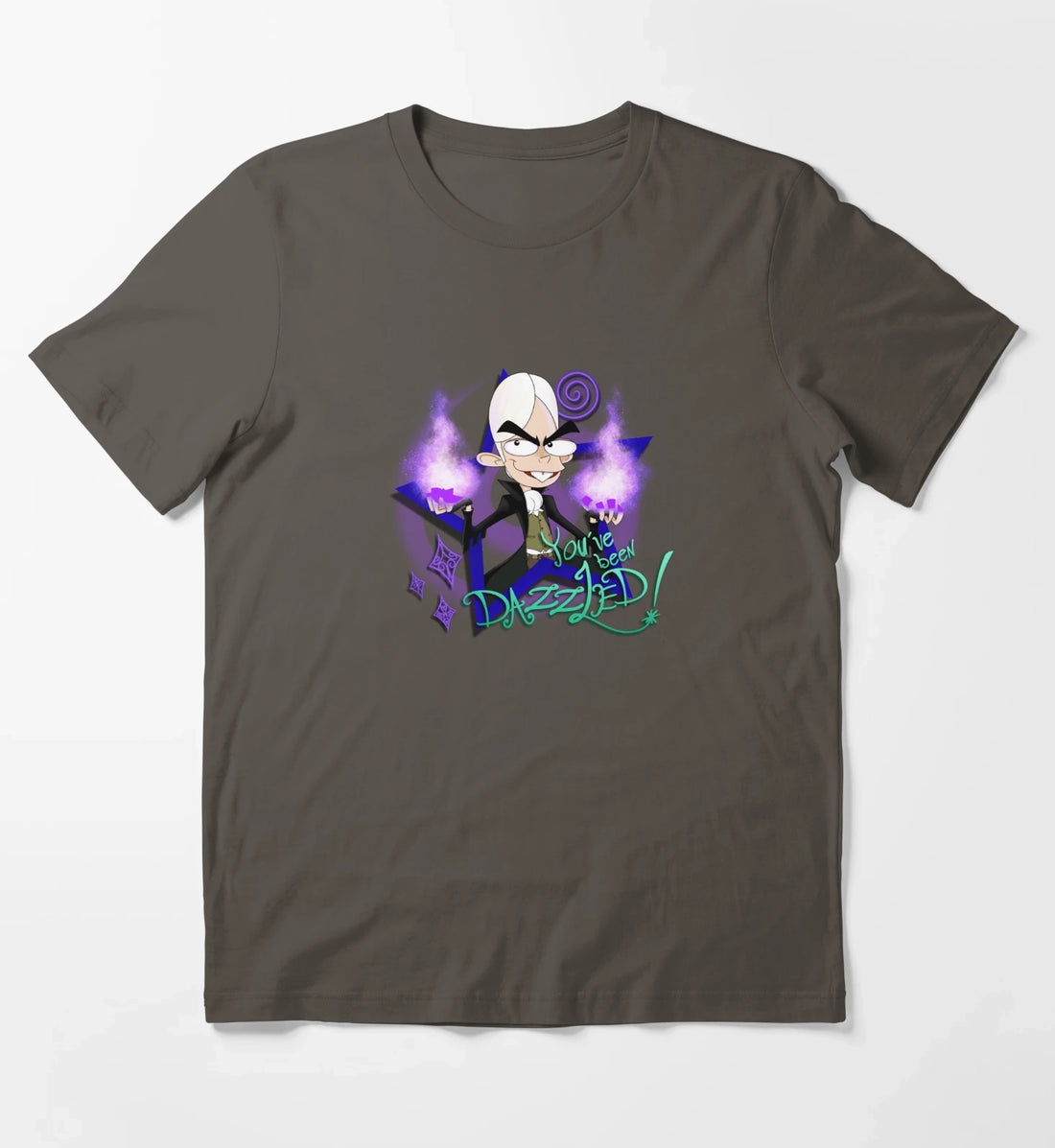 Youve Been Dazzled Sigmund the Sorcerer Fanboy and Chum Chum T-Shirt Dark Grey