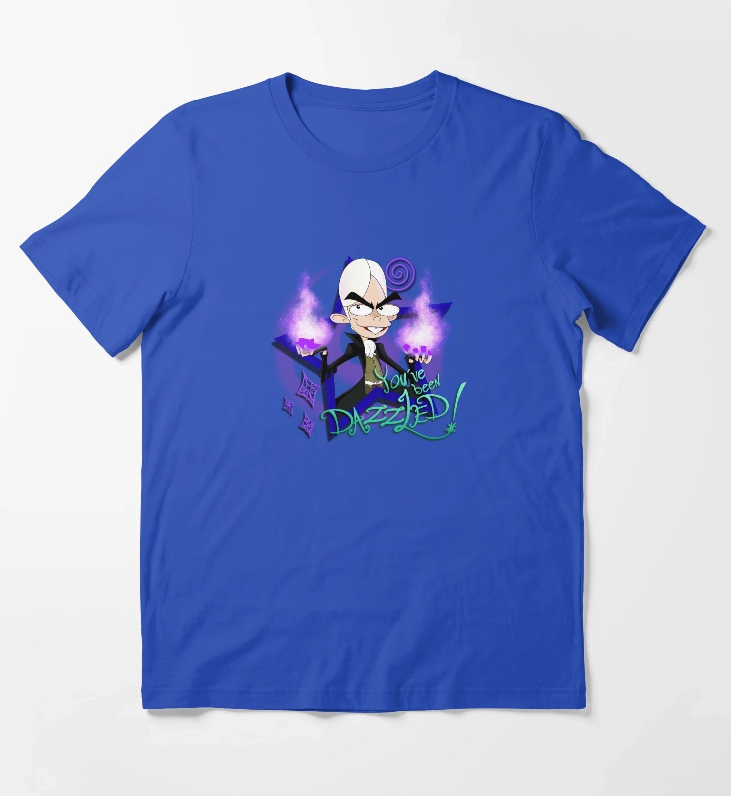 Youve Been Dazzled Sigmund the Sorcerer Fanboy and Chum Chum T-Shirt Blue