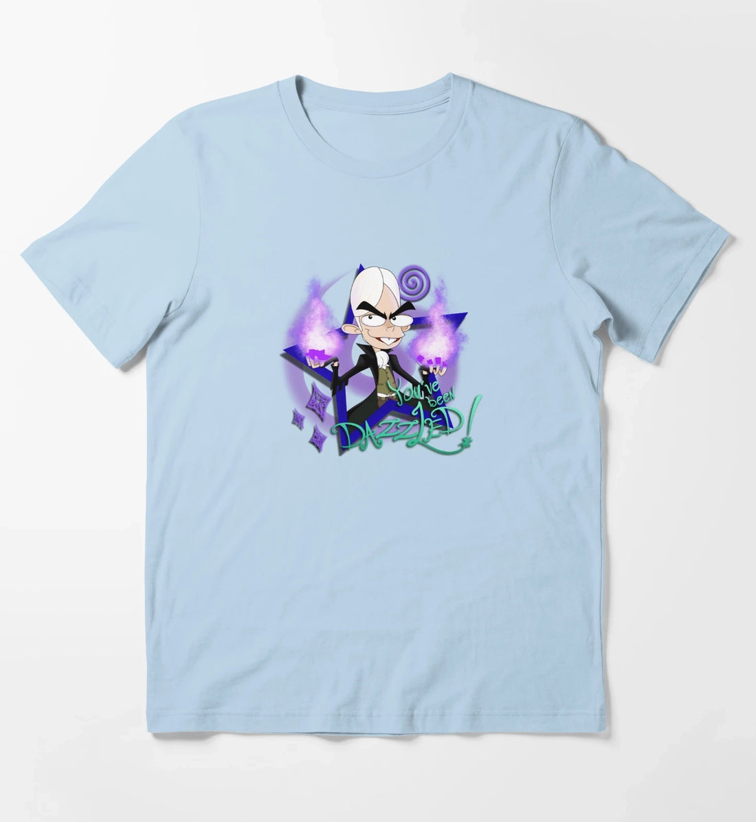 Youve Been Dazzled Sigmund the Sorcerer Fanboy and Chum Chum T-Shirt Sky Blue