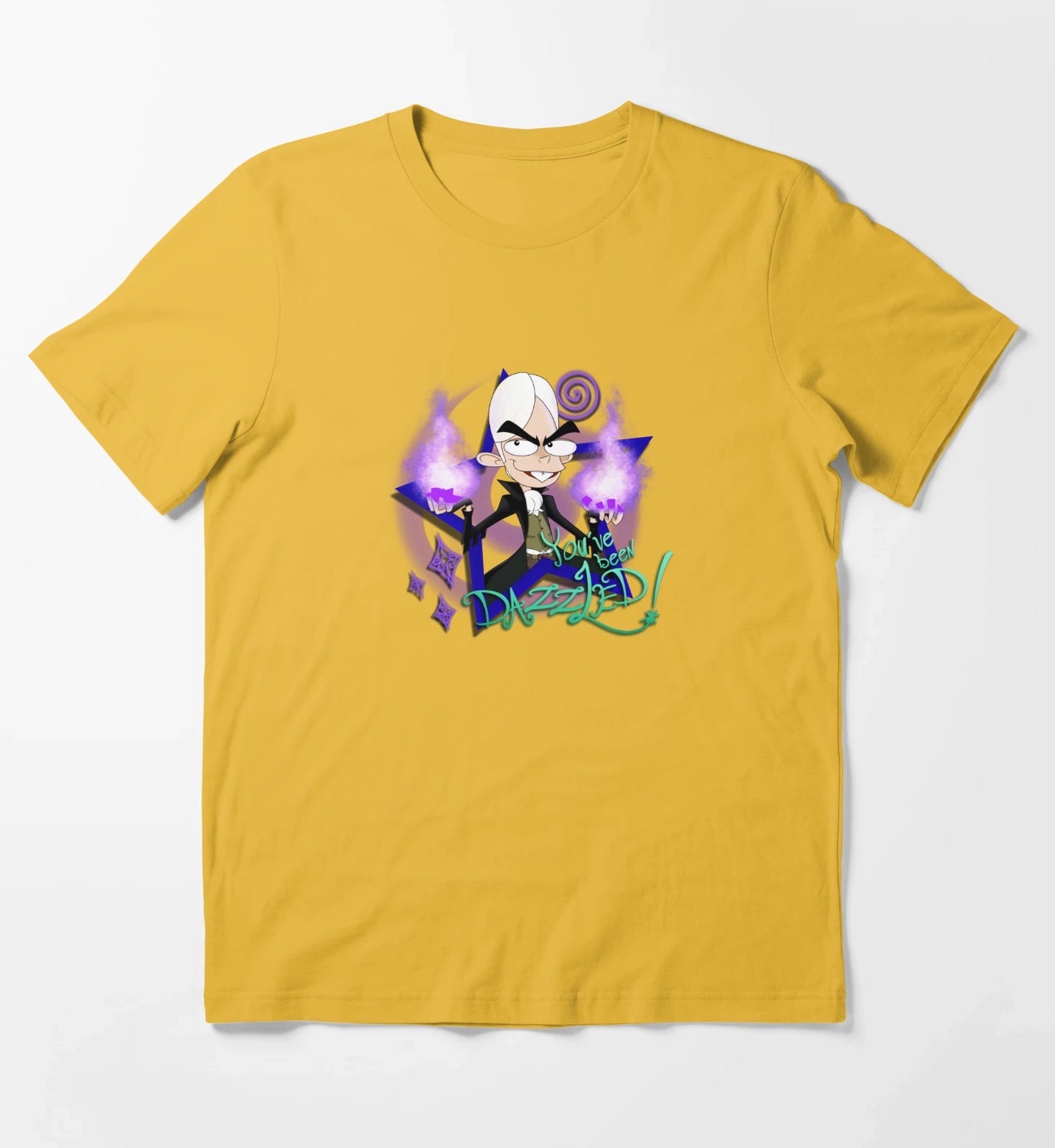 Youve Been Dazzled Sigmund the Sorcerer Fanboy and Chum Chum T-Shirt Yellow