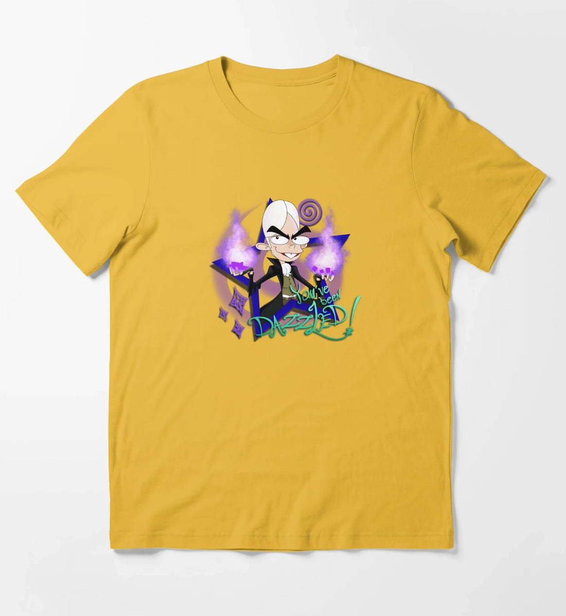 Youve Been Dazzled Sigmund the Sorcerer Fanboy and Chum Chum T-Shirt Yellow