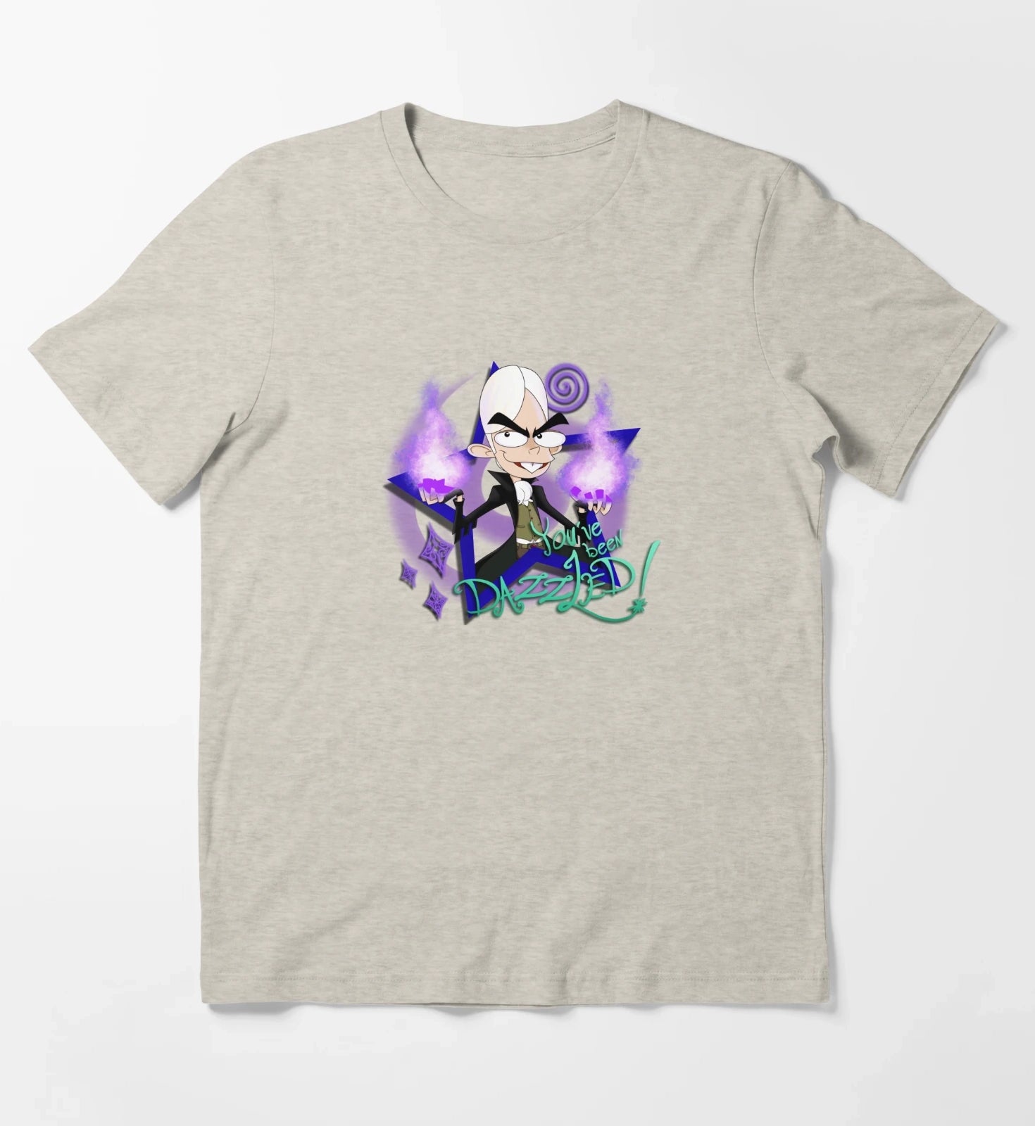 Youve Been Dazzled Sigmund the Sorcerer Fanboy and Chum Chum T-Shirt Cream