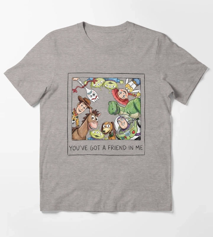 Youve Got a Friend in Me T-Shirt Heather Grey