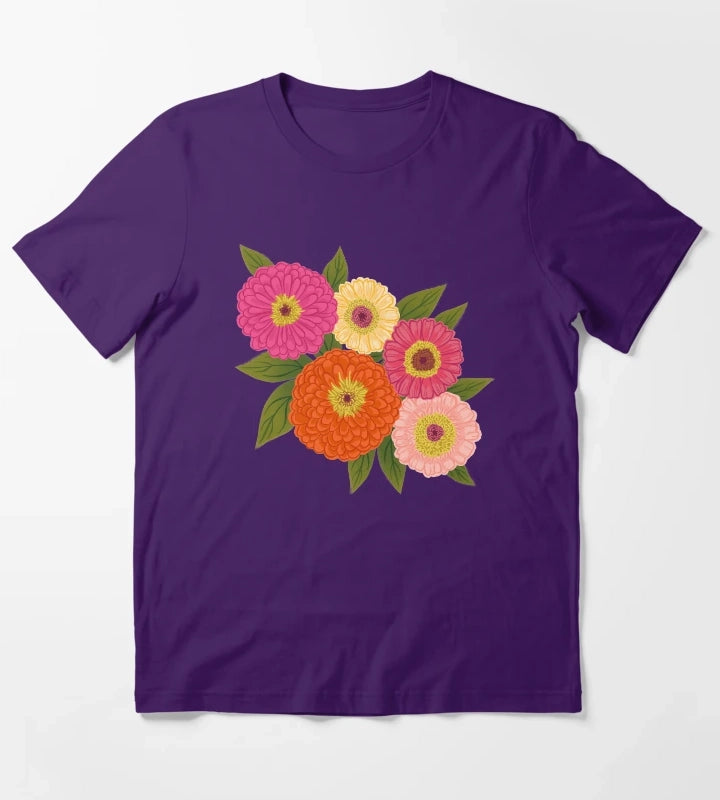 ZINNIA T-Shirt Purple