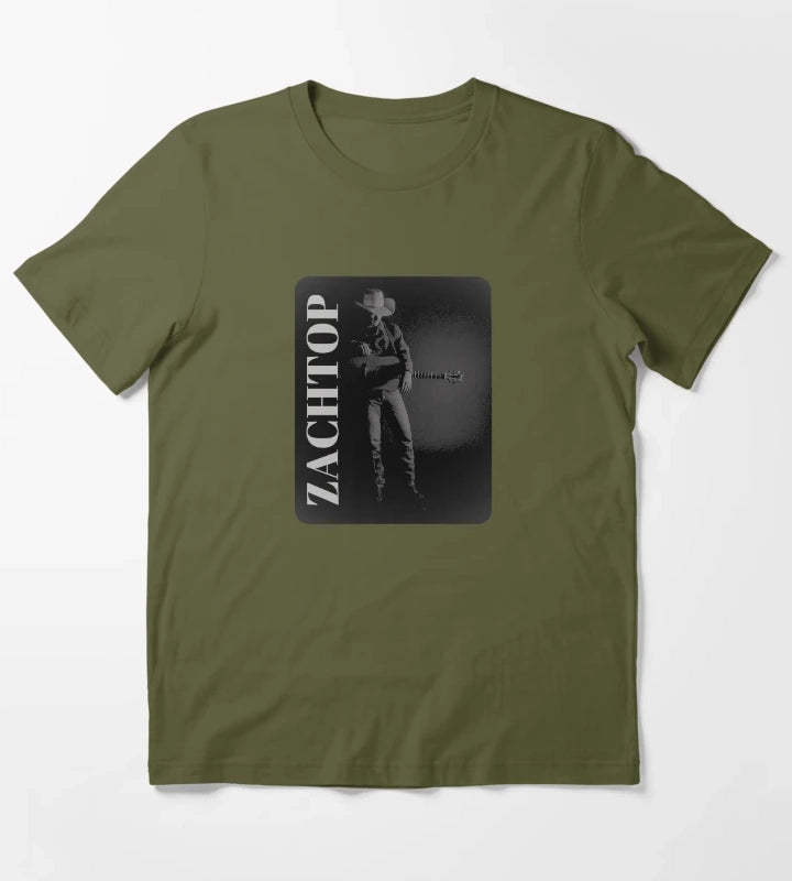 Zach Top Merch T-Shirt Olive Green