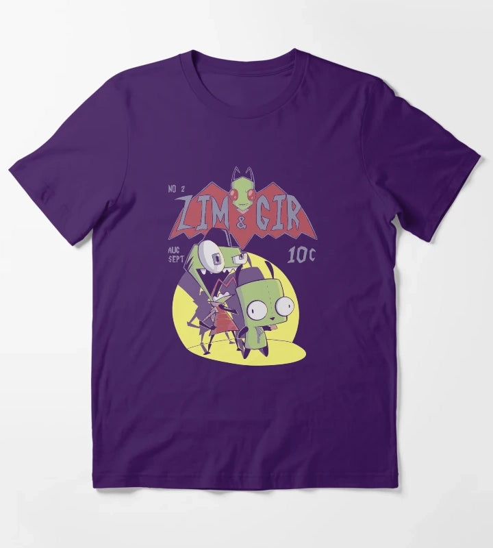Zim and Gir T-Shirt Purple