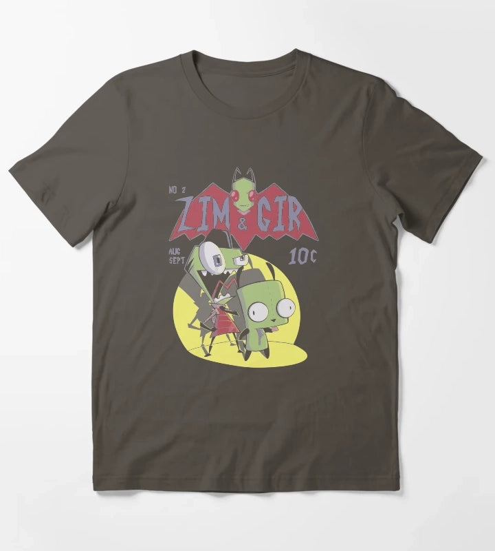 Zim and Gir T-Shirt Dark Grey