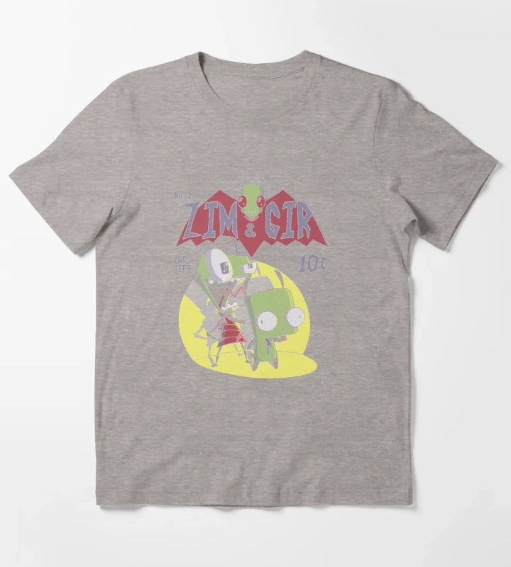 Zim and Gir T-Shirt Heather Grey