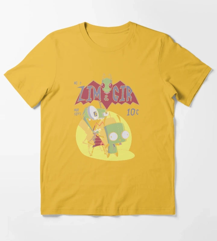Zim and Gir T-Shirt Yellow