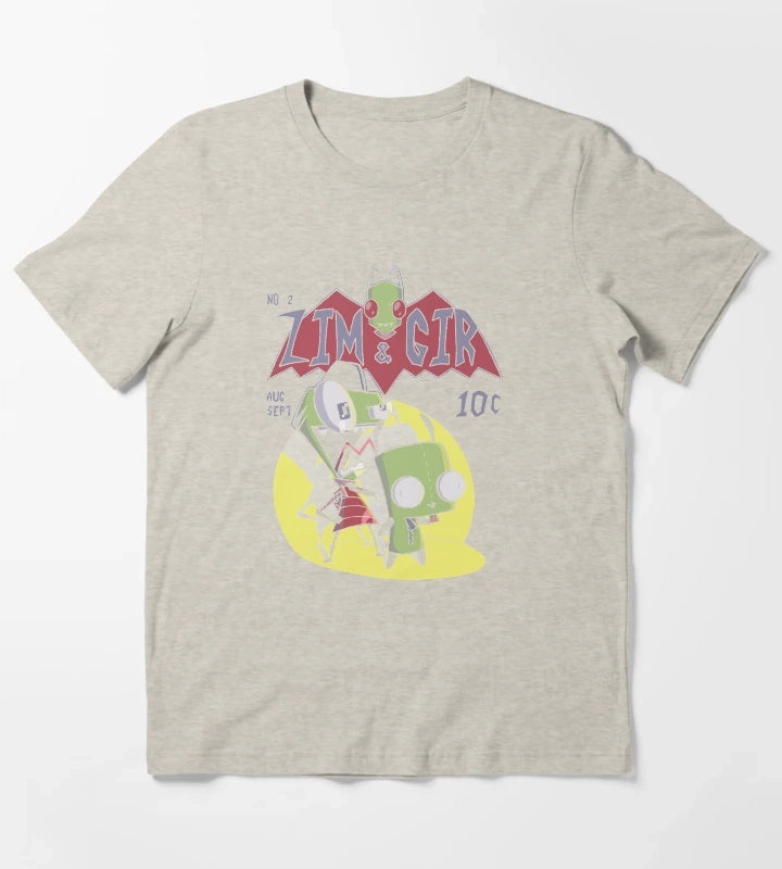 Zim and Gir T-Shirt Cream