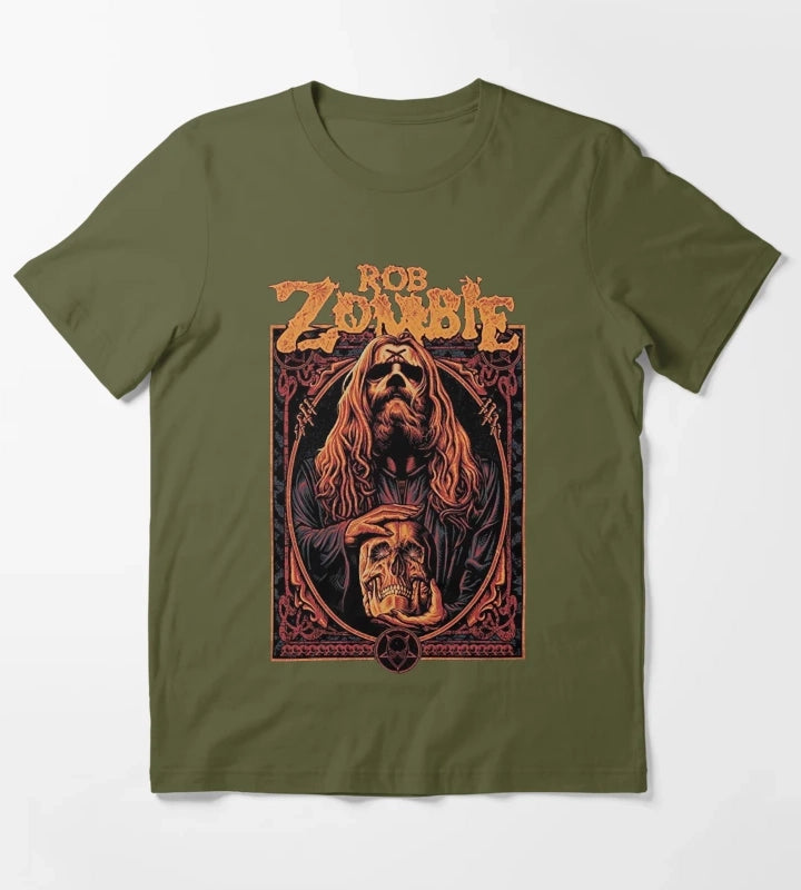 Zombies Zombie Original Viral Fanart T-Shirt Olive Green