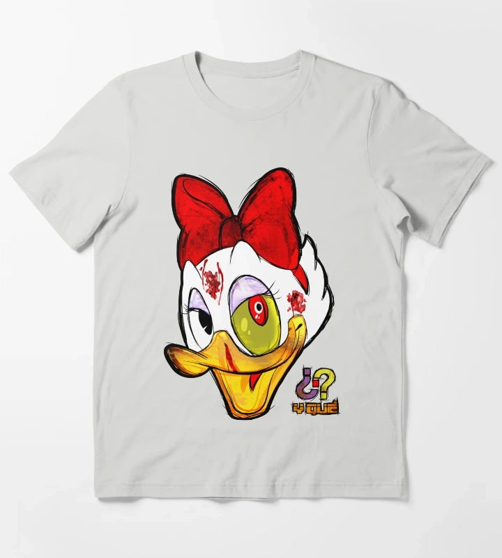 Zombified Duck T-Shirt Light Grey