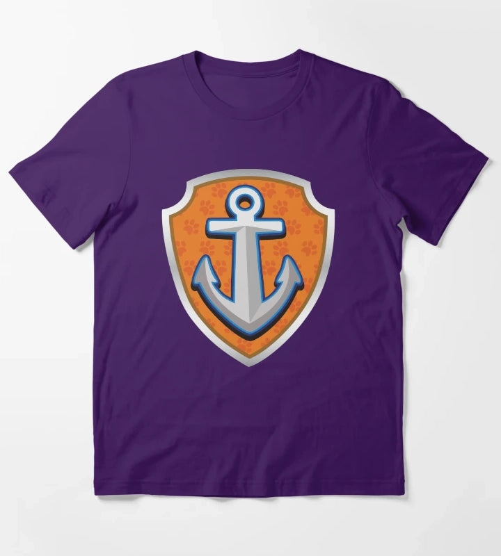 Zuma Water Puptag GraphicLoveShop T-Shirt Purple