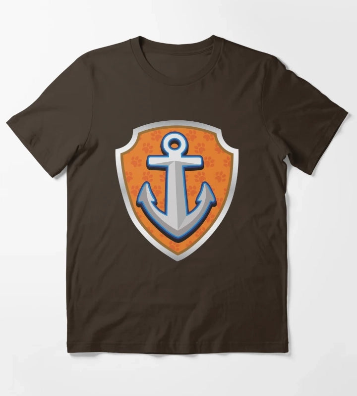 Zuma Water Puptag GraphicLoveShop T-Shirt Brown