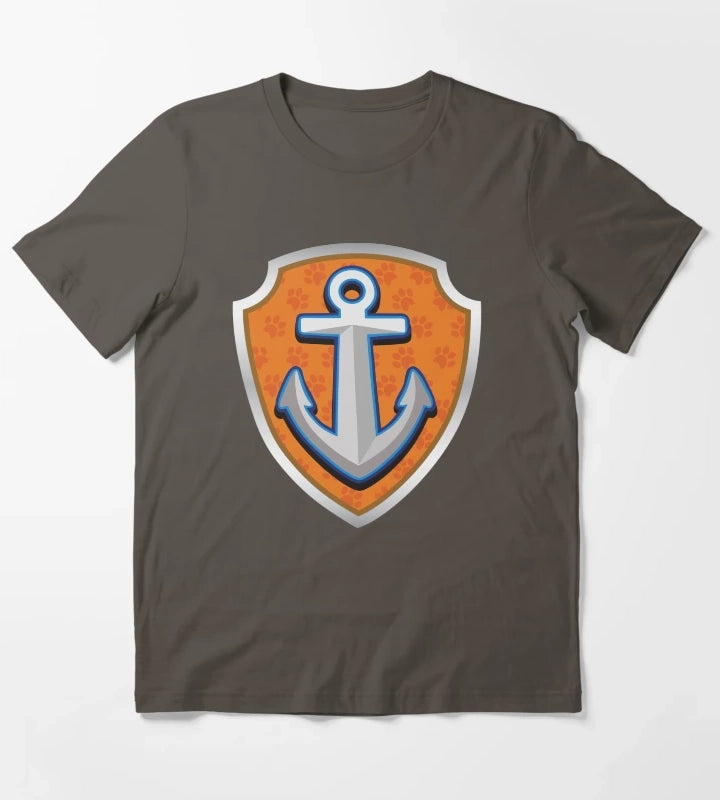 Zuma Water Puptag GraphicLoveShop T-Shirt Dark Grey
