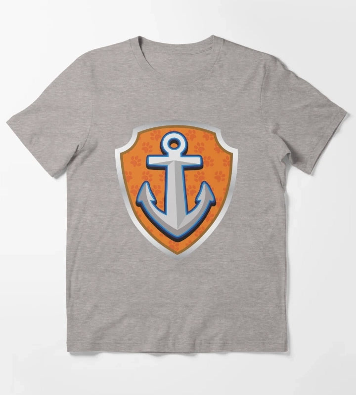 Zuma Water Puptag GraphicLoveShop T-Shirt Heather Grey