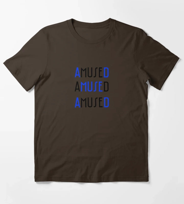 aMUSEd T-Shirt Brown