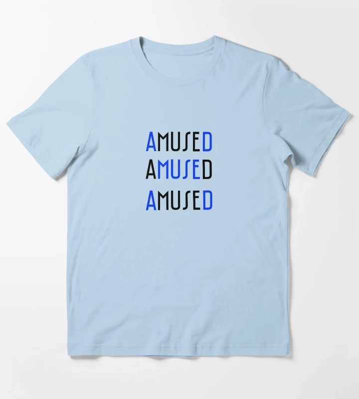 aMUSEd T-Shirt Sky Blue
