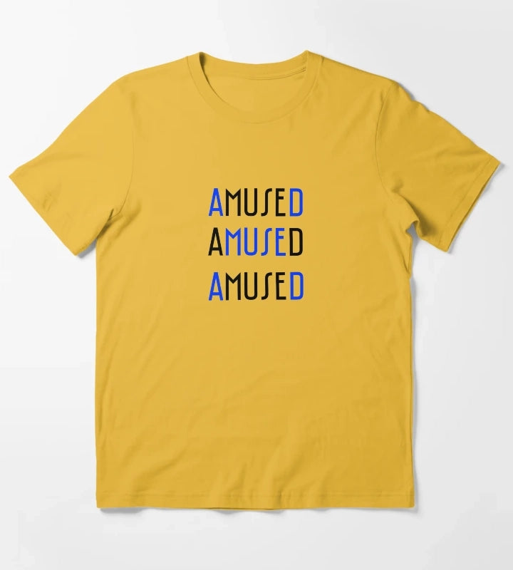 aMUSEd T-Shirt Yellow