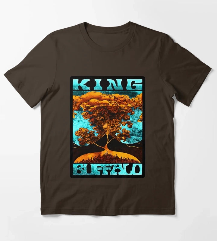 active duty volca T-Shirt Brown