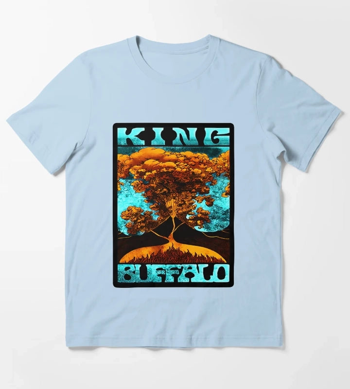 active duty volca T-Shirt Sky Blue