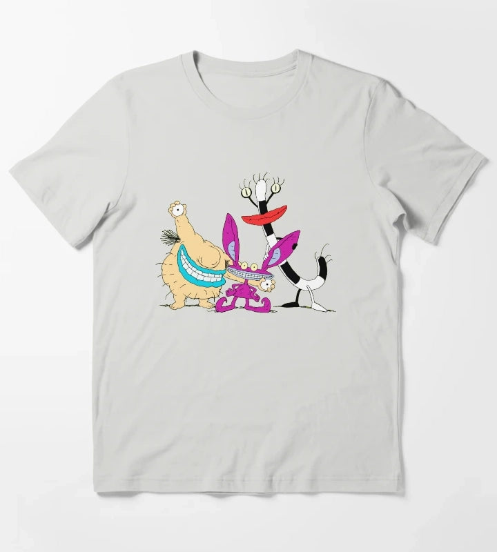 ahh real monsters T-Shirt Light Grey