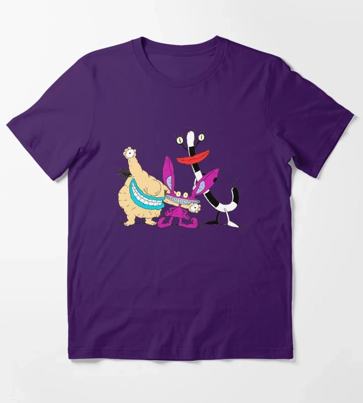 ahh real monsters T-Shirt Purple
