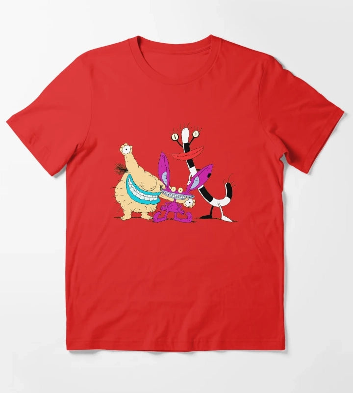 ahh real monsters T-Shirt Red