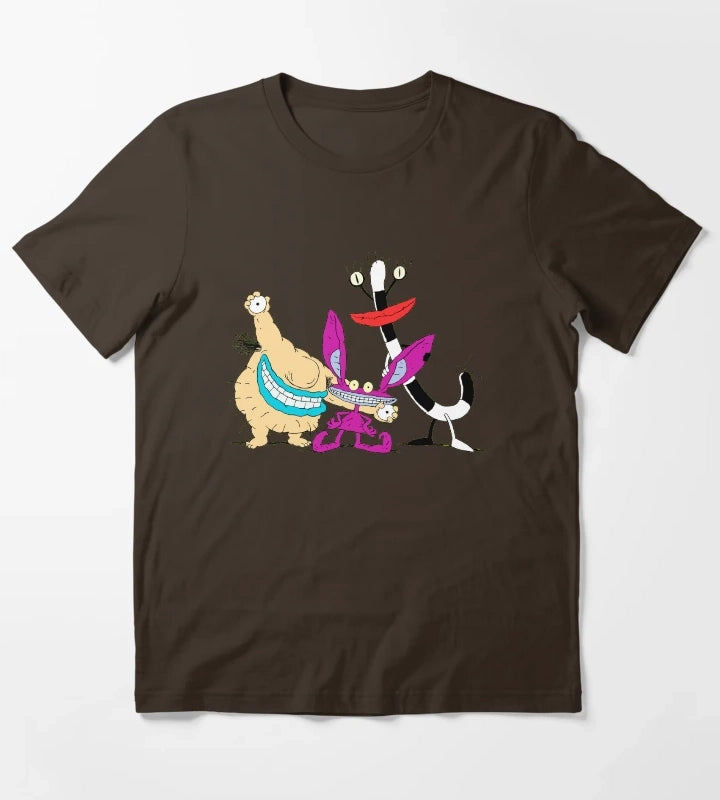 ahh real monsters T-Shirt Brown