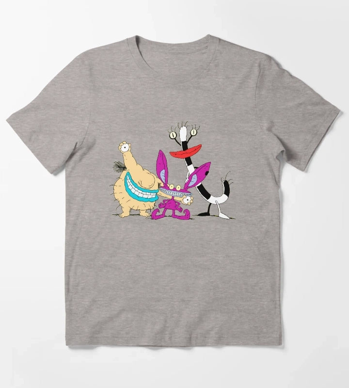 ahh real monsters T-Shirt Heather Grey