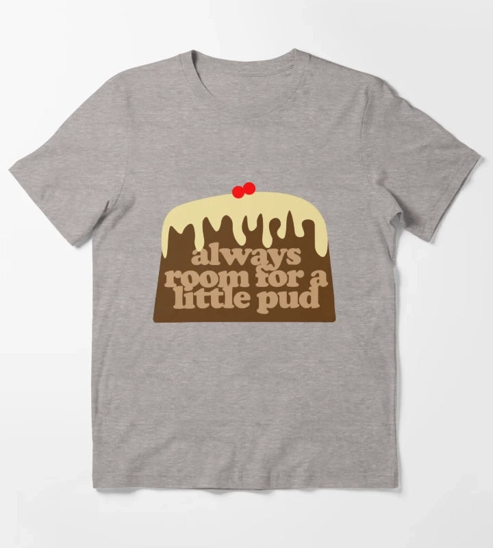 always room for a little christmas pud T-Shirt Heather Grey