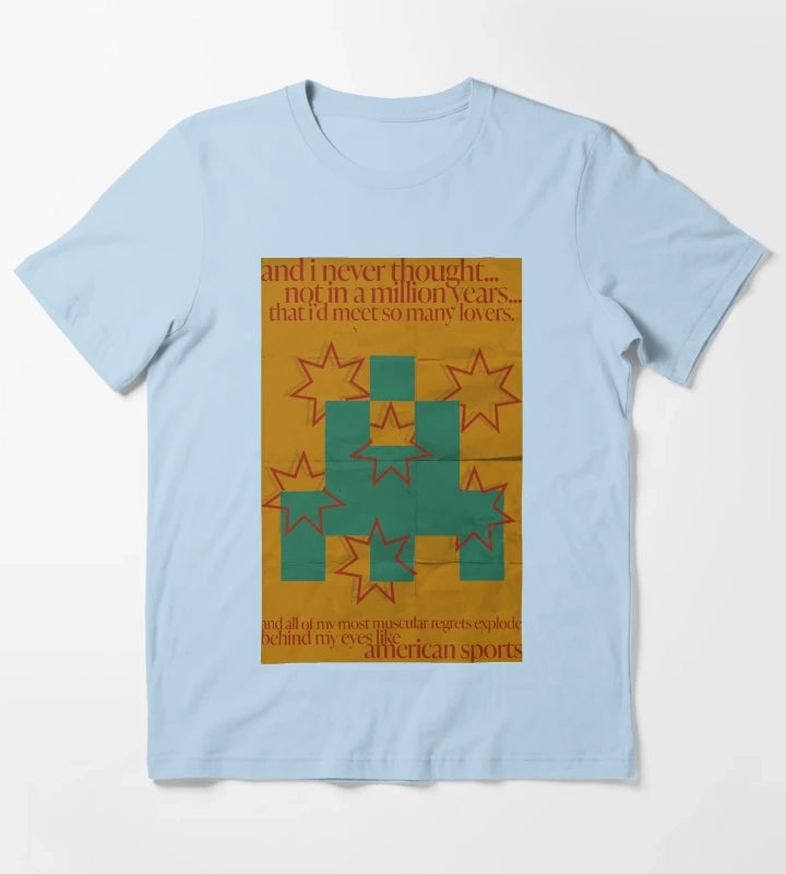 american sports arctic monkeys T-Shirt Sky Blue