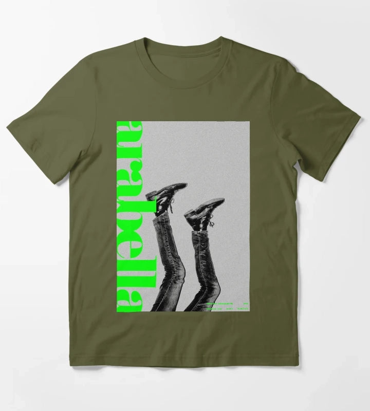 arabellaarctic monkeys T-Shirt Olive Green