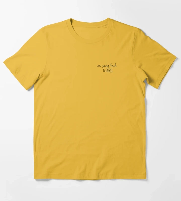 arctic monkeys 505 T-Shirt Yellow