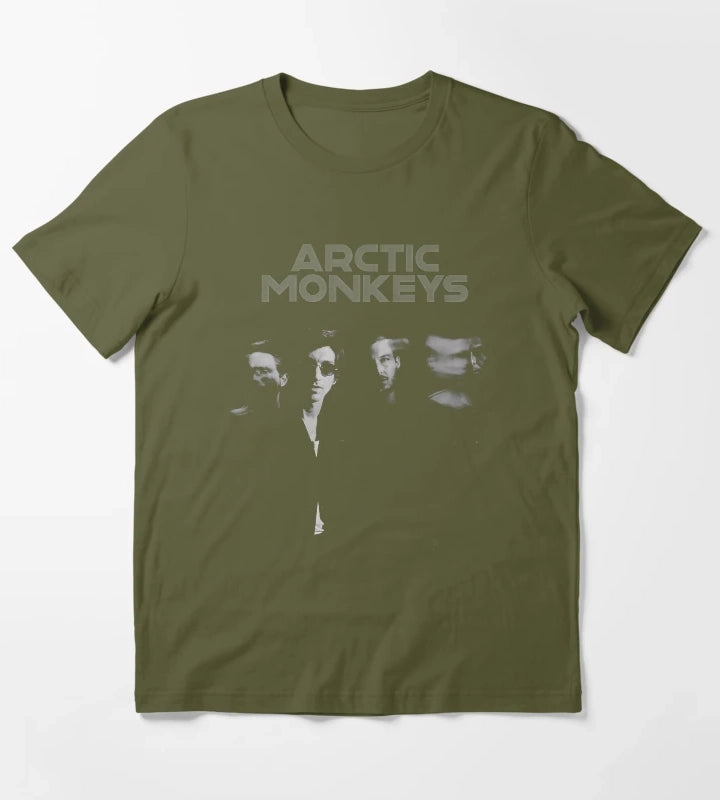 arctic monkeys merch T-Shirt Olive Green