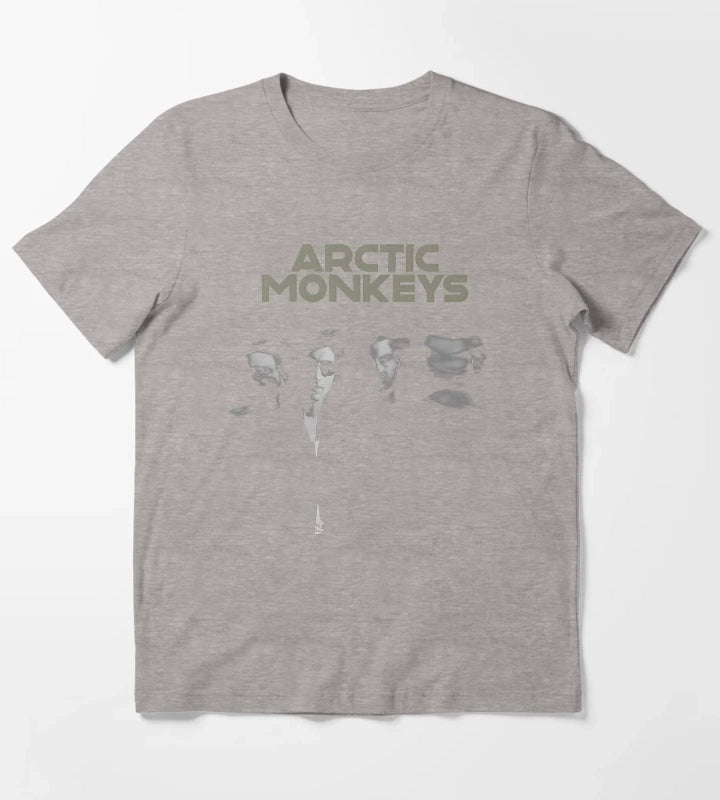 arctic monkeys merch T-Shirt Heather Grey